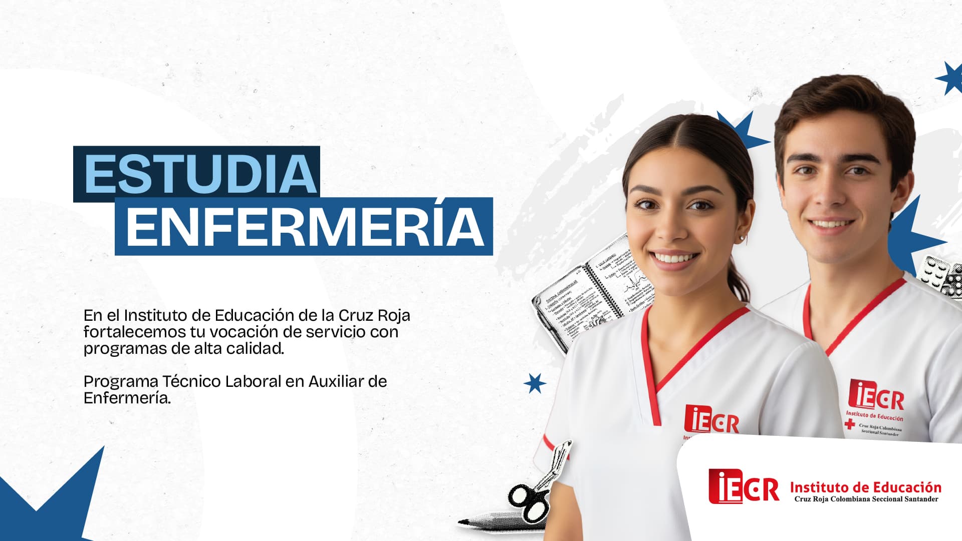 Estudia Enfermería en el Instituto de la Cruz Roja